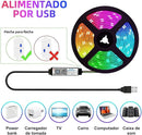 Fita LED RGB Decorativa 5M – Controle Remoto, Várias Cores, Adesiva, Ideal para Quartos, Setup Gamer e Ambientes Modernos