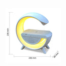 Caixa de Som Bluetooth G-Speaker Smart com Rádio FM, Luminária LED e Carregamento Inteligente – Portátil e Sem Fio