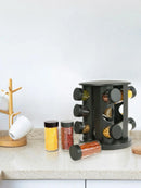 Runtoo Porta Temperos Giratório com 12 Potes – Organização e Elegância para Sua Cozinha