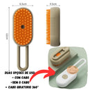 Escova 3 em 1 a Vapor para Gatos e Cães com Massagem