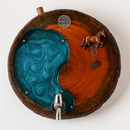 Abridor de Parede Premium Com Reservatório de Cachaça + Caneca Rústica de Brinde