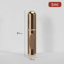 Garrafa de Perfume Recarregável Mini: Portátil e Elegante, Atomizer Spray Container para Cosméticos, Ideal para Viagens - 5ml e 8ml